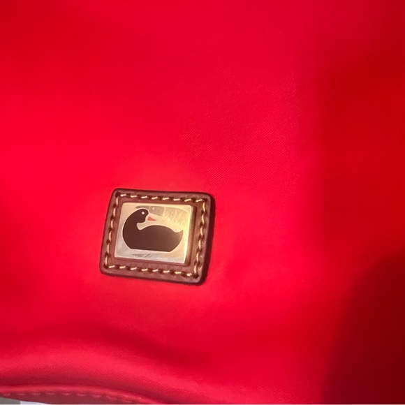 Dooney and Bourke Flapover Crossbody Red New with Tags - Picture 8 of 10